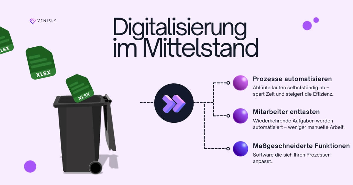 Digitalisierung im Mittelstand: Warum Excel kein ERP-System ist